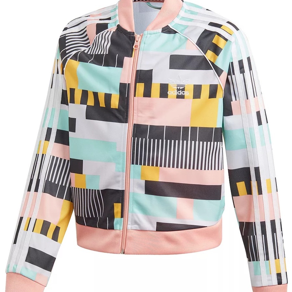 ADIDAS | Pastel Colorblock Track Jacket SST Track Jacket Style ED7860| Girls XL